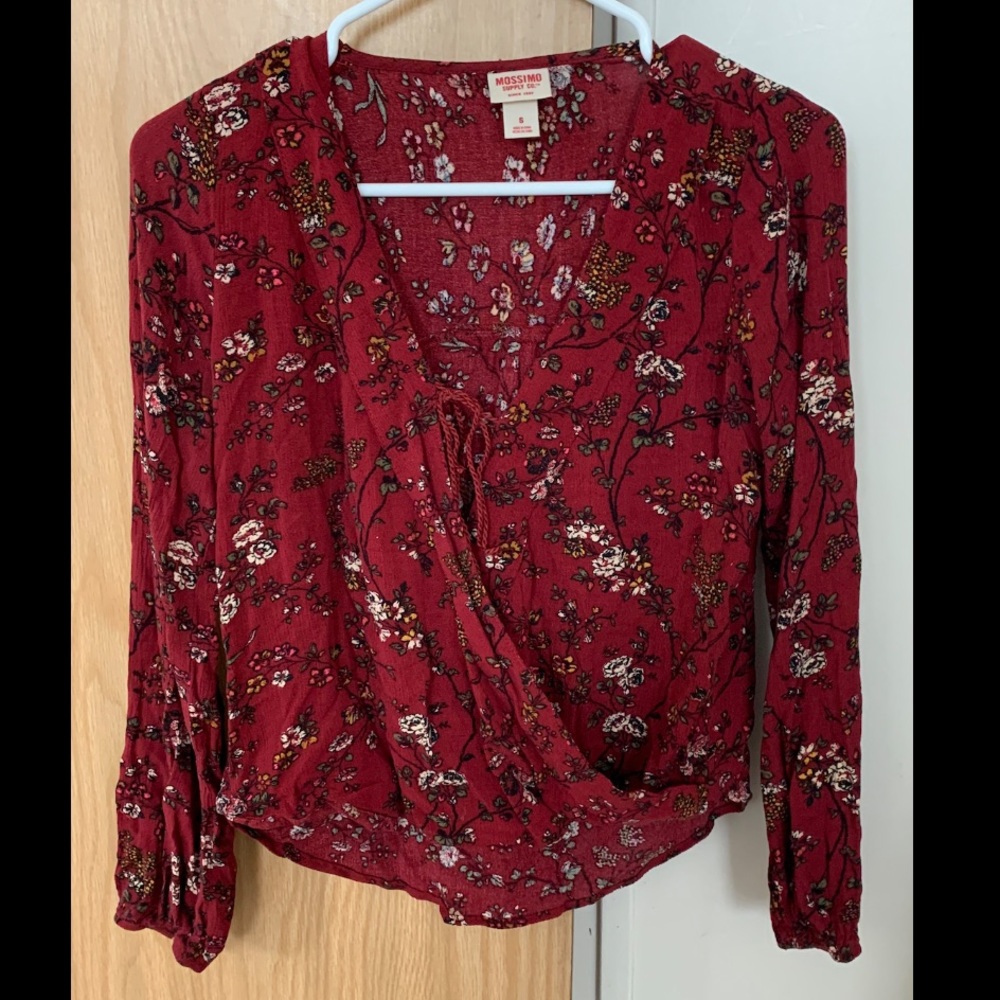 Cute floral long sleeve shirt